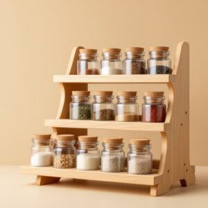Wooden Spice Rack