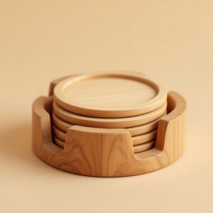 Wooden Coasters Set