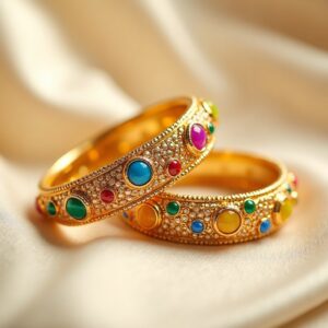 Kundan Bangles Set (Pair)