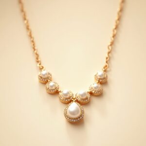 Bridal Necklace Set — Pearl