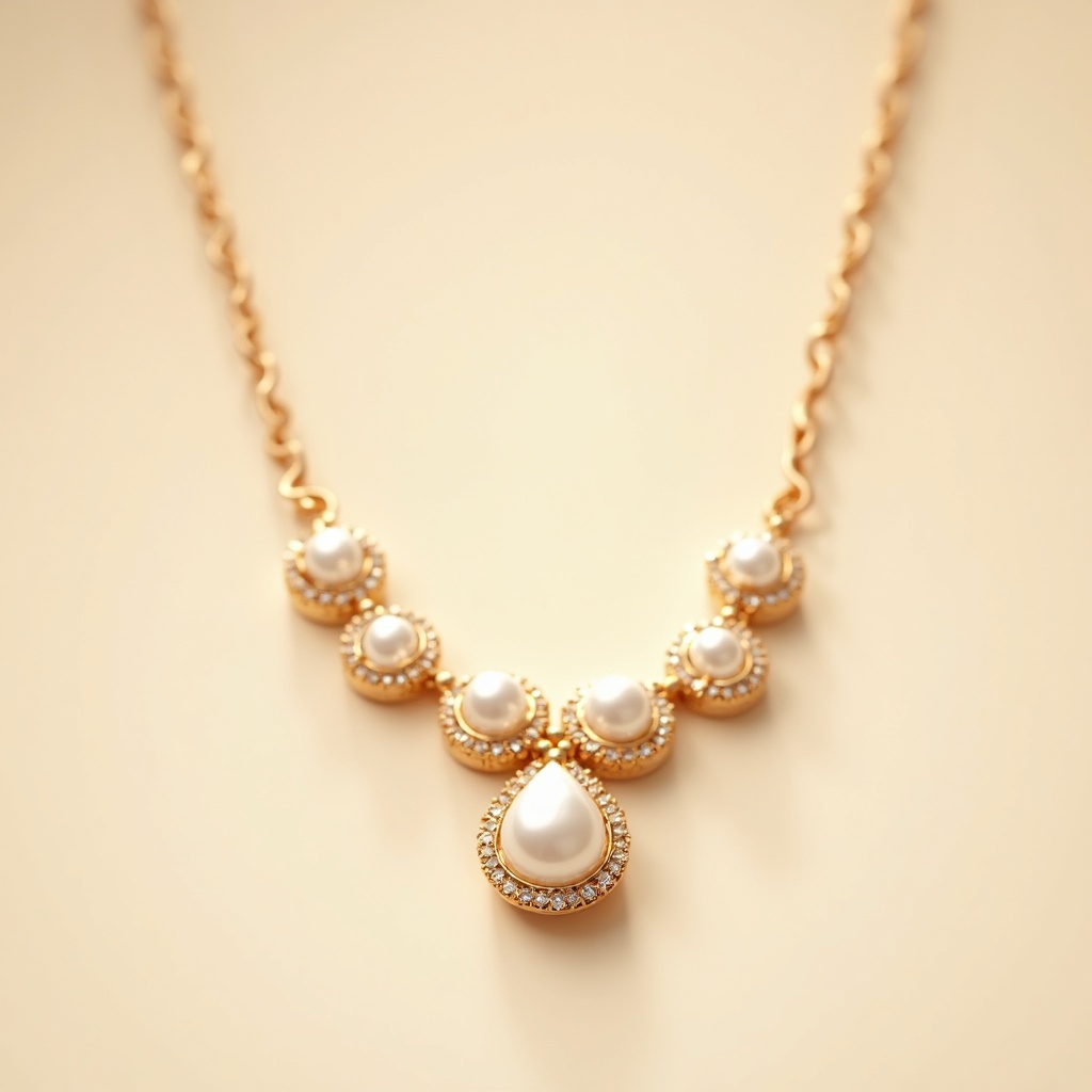 Bridal Necklace Set — Pearl