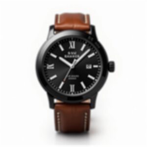 Men's Leather Strap Watch