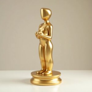 Golden Figurine Showpiece