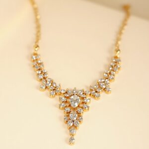 Gold Choker Necklace Set