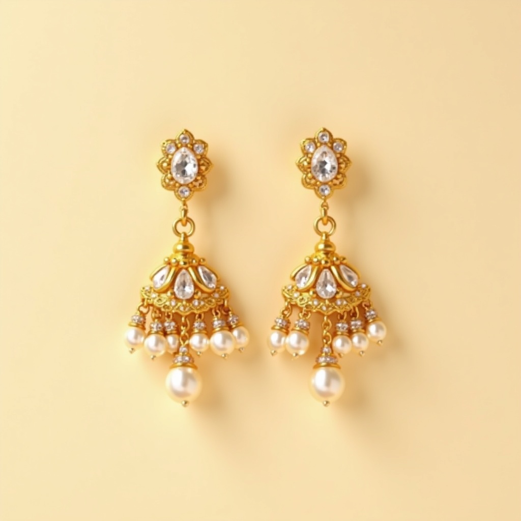 Kundan Drop Earrings