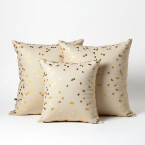 Gold Pattern Cushion Covers