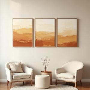 Abstract Canvas Wall Art (3-Panel)