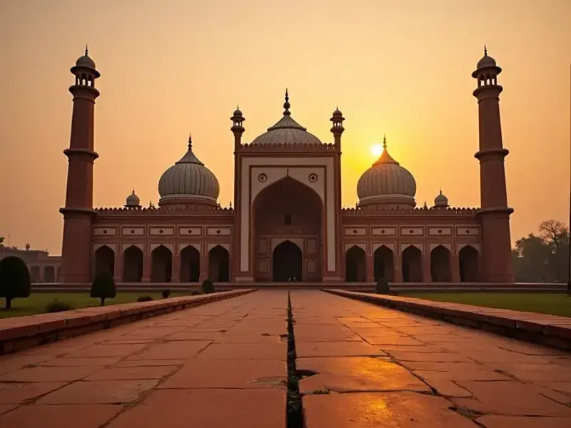 Lahore — Badshahi Mosque, Lahore Fort and the Walled City