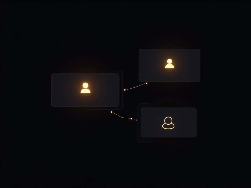 Abstract support dashboard visualization