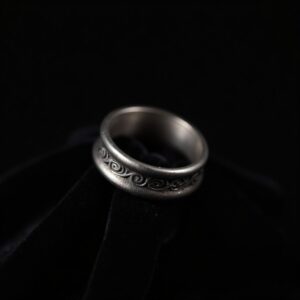 Ember Oxidized Silver Ring