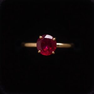 Ruby Ember Gold Ring