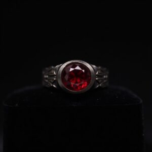 Garnet Gold Statement Ring No.7