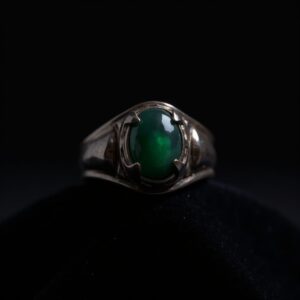Bloodstone Gold Statement Ring No.11