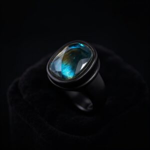Labradorite Titanium Ring No.12