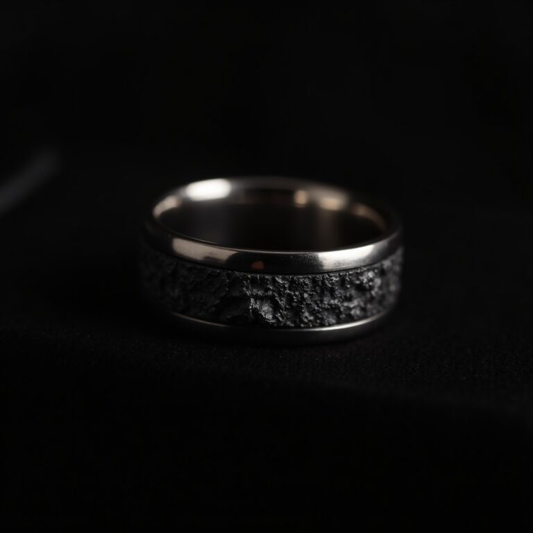 Meteorite Gold Statement Ring No.19