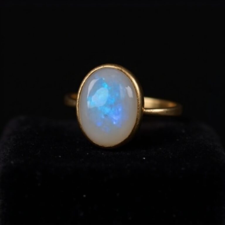 Tiger's Eye Titanium Band Ring No.22