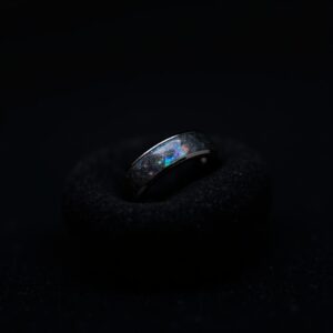 Hematite Gold Statement Ring No.23