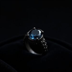 Black Diamond Titanium Ring No.24