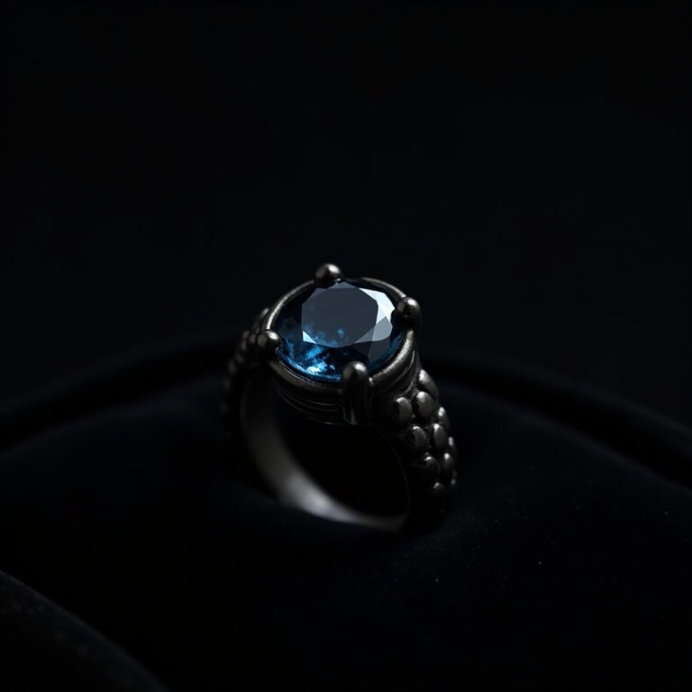 Black Diamond Titanium Ring No.24