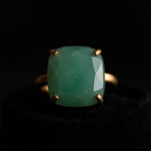 Tiger's Eye Titanium Band Ring No.34