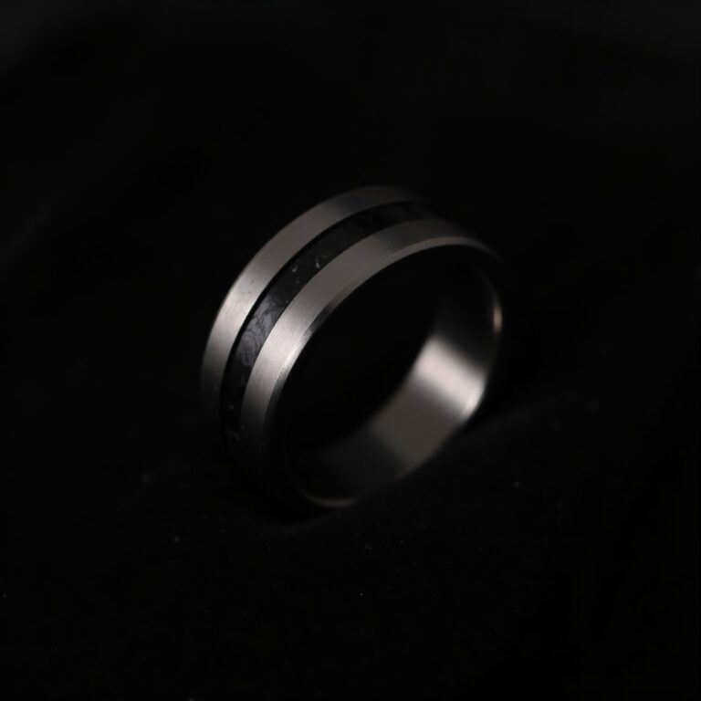 Black Diamond Titanium Ring No.44