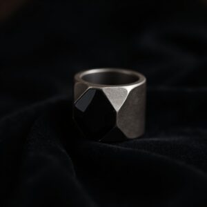 Malachite Gold Signet Ring No.45