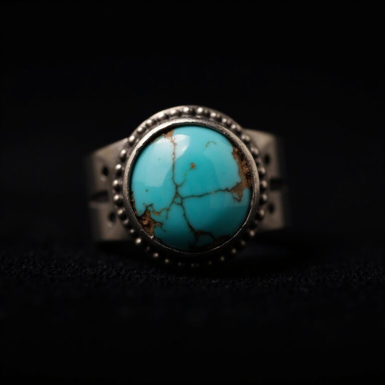 Bloodstone Gold Statement Ring No.51