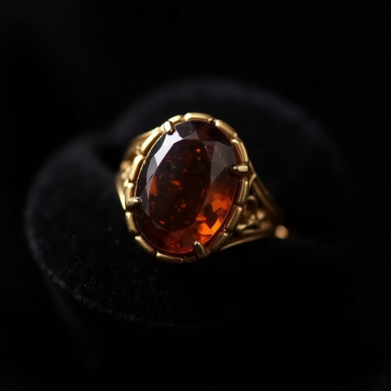 Tiger's Eye Titanium Band Ring No.62