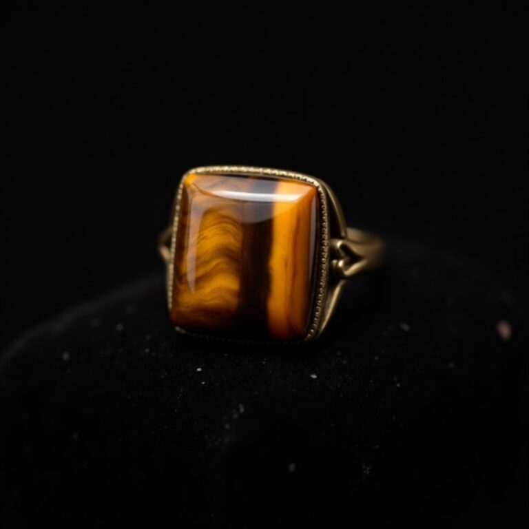 Malachite Gold Signet Ring No.65