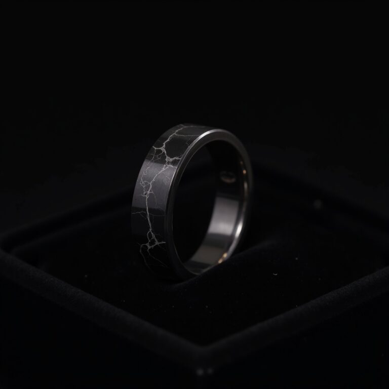 Lapis Lazuli Titanium Band Ring No.66