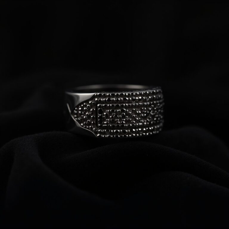Jade Titanium Band Ring No.70