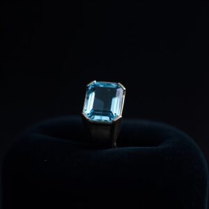 Meteorite Gold Statement Ring No.79