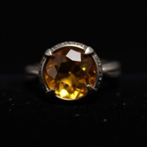 Dark Sapphire Titanium Ring No.80