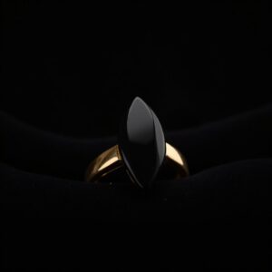Onyx Gold Signet Ring No.81