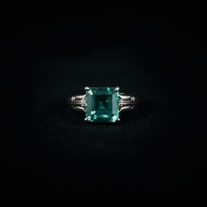 Obsidian Gold Signet Ring No.89