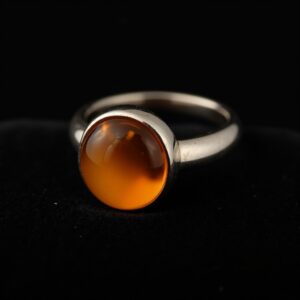 Tiger's Eye Titanium Band Ring No.94