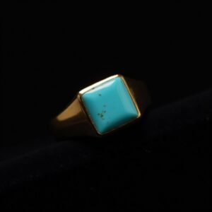 Amber Titanium Ring No.96