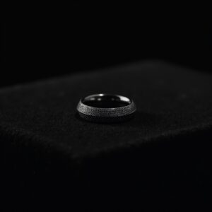 Dark Sapphire Titanium Ring No.100