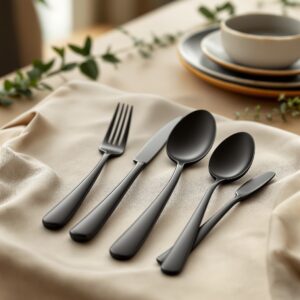 Cutlery Set — Matte Black