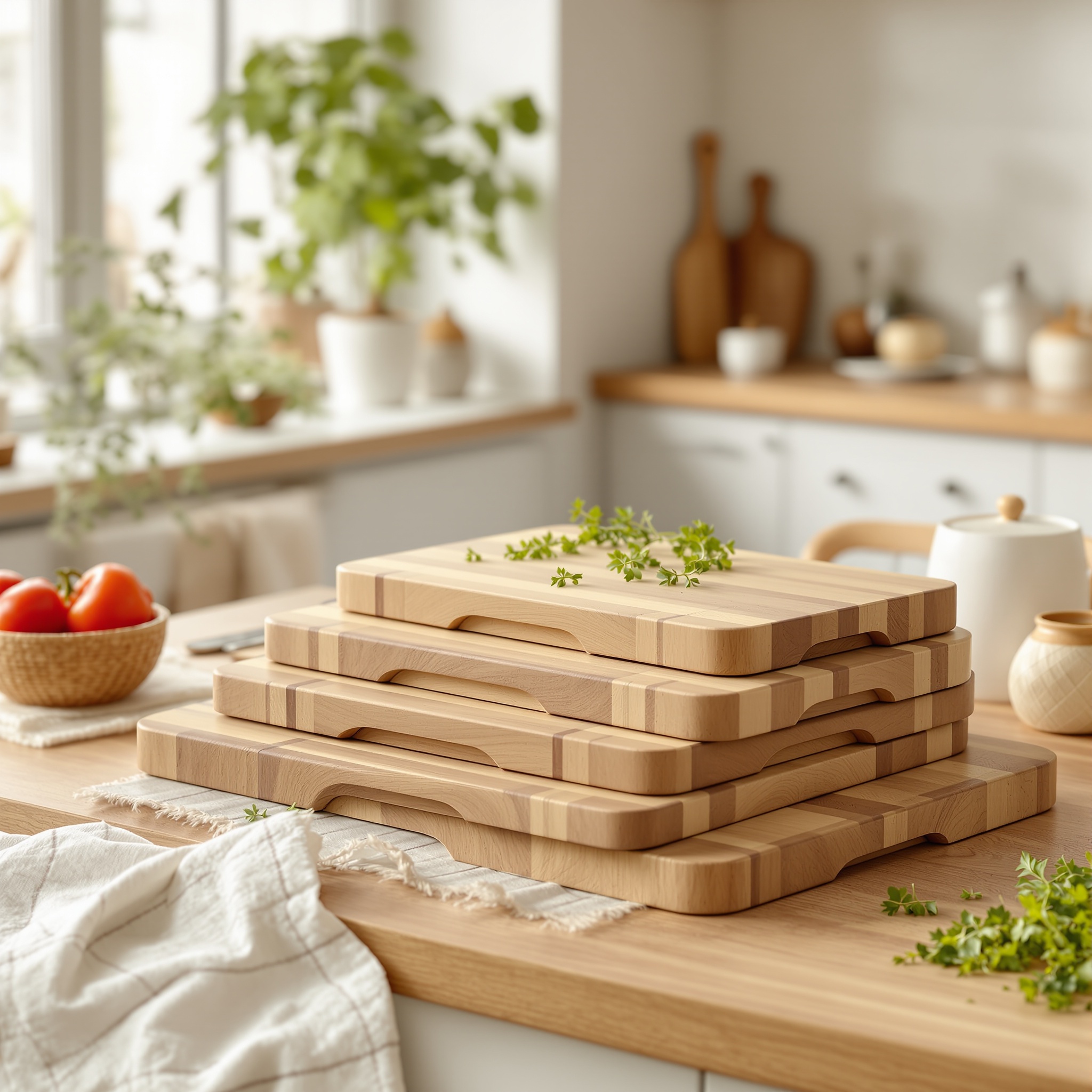 Wooden Chopping Board Set