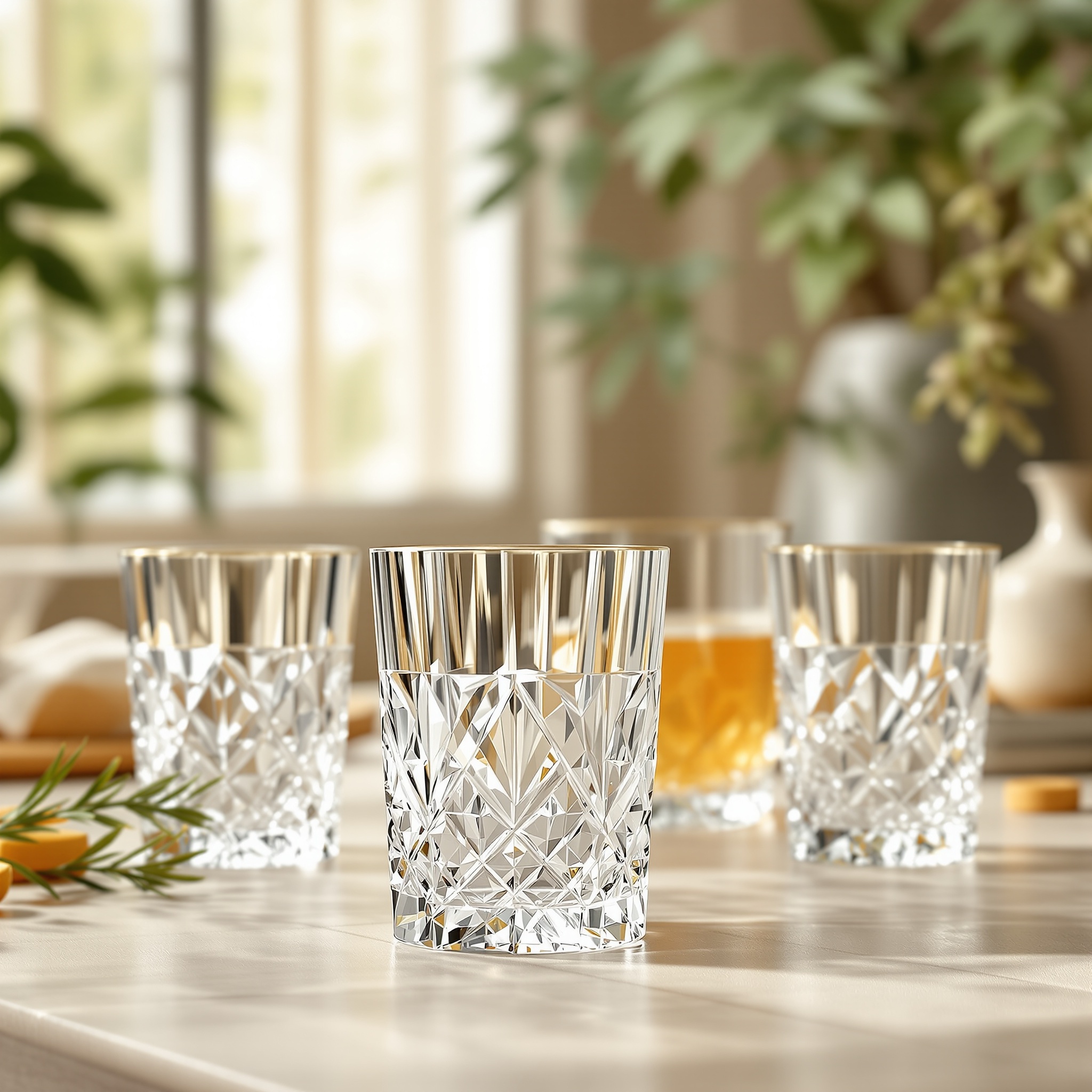 Crystal Tumbler Set (6 Pcs)