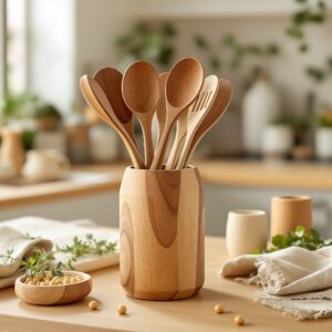 Wooden Kitchen Serving Set