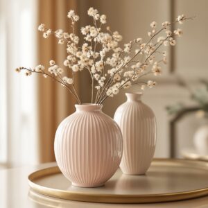 Ceramic Decorative Vase — Blush