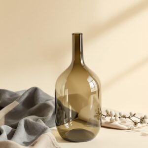 Nima Smoked Glass Vase