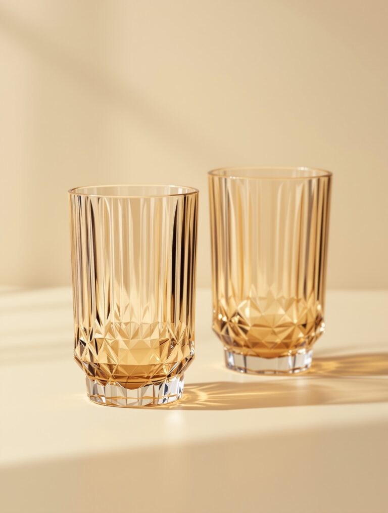 Fluted Glass Tumbler Set