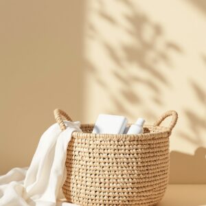 Water Hyacinth Magazine Basket