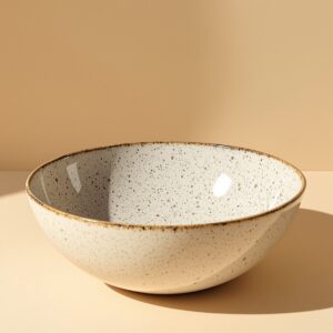 Reactive Glaze Serving Bowl