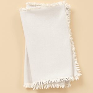 Frayed Linen Napkin Set