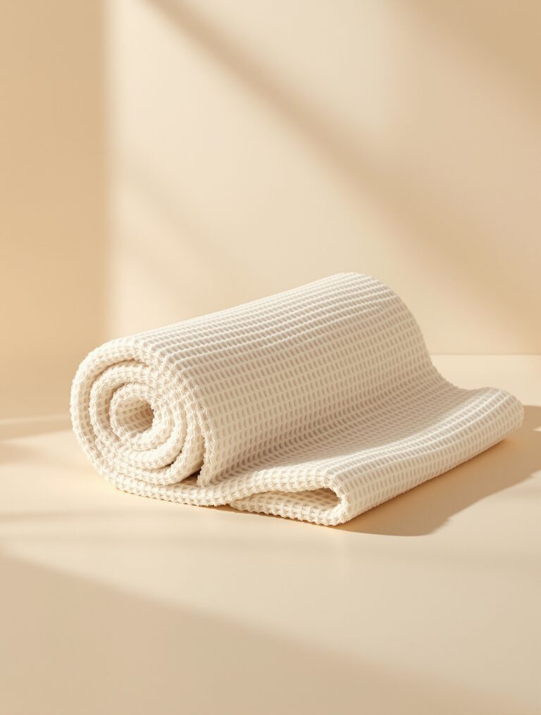 Waffle Cotton Bath Towel