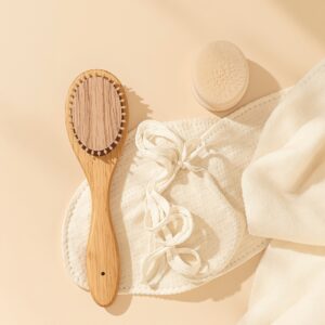 Loofah & Wood Brush Set